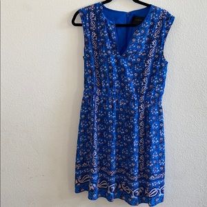 J Crew paisley print dress